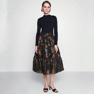 Ted Baker Black Floral Dress